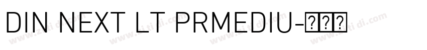 DIN NEXT LT PRMEDIU字体转换